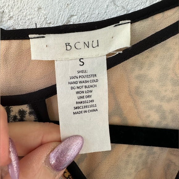 BCNU Maxi Dress Small Boho Sleeveless - Picture 6 of 6